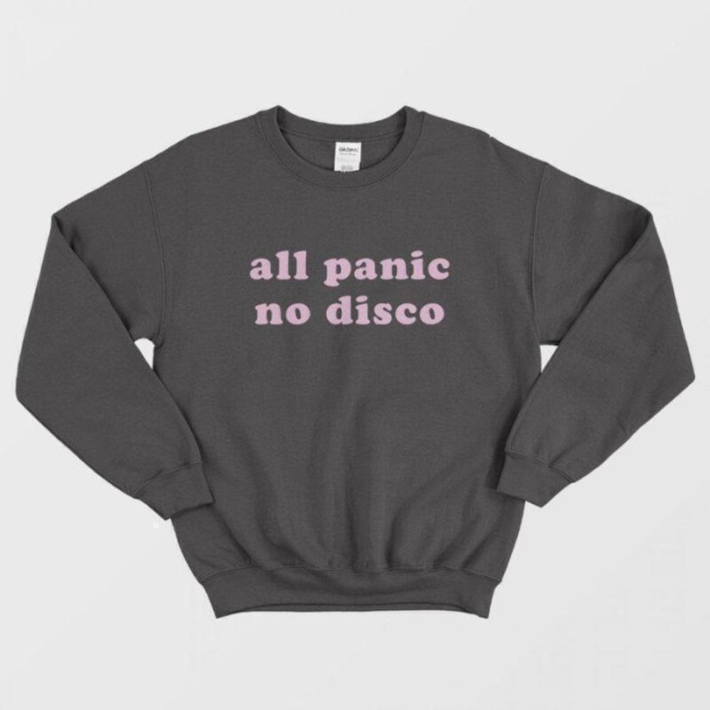All Panic No Disco Music Band Graphic Retro Fan Statement sweashirt